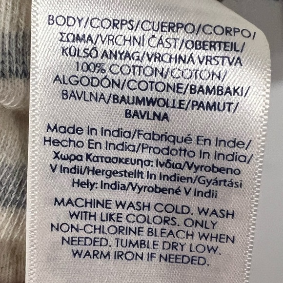 CHAPS Nautical Striped Hooded Pullover Size Small S - Picture 5 of 6